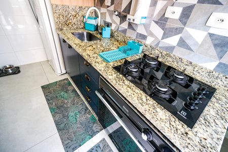 Apartamento à venda com 58m², 2 quartos e 1 vagaPia e cooktop