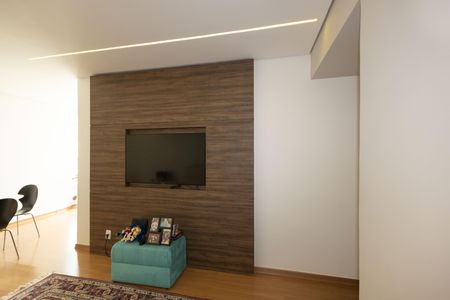Sala  de apartamento à venda com 2 quartos, 77m² em Vila da Serra, Nova Lima