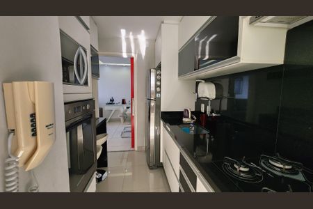 Cozinha e Área de Serviço de apartamento à venda com 2 quartos, 54m² em Caxambu, Jundiaí