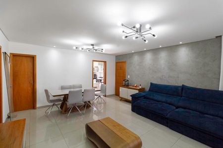 Sala de apartamento à venda com 3 quartos, 100m² em Castelo, Belo Horizonte