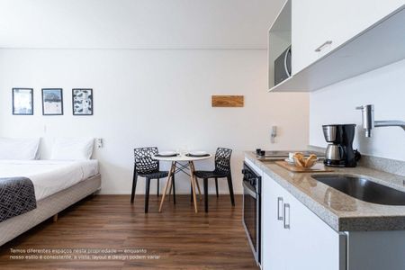Studio à venda com 42m², 1 quarto e 1 vaga