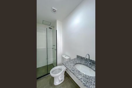 Banheiro de kitnet/studio à venda com 1 quarto, 25m² em Belenzinho, São Paulo