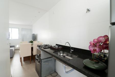 Apartamento à venda com 38m², 2 quartos e 1 vagaCozinha e Área de Serviço