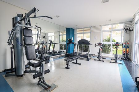 Apartamento para alugar com 65m², 1 quarto e 1 vaga Apartamento para alugar com 65m², 1 quarto e 1 vagaÁrea comum - Academia