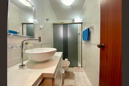 Banheiro Social de apartamento para alugar com 1 quarto, 70m² em Boqueirão, Praia Grande