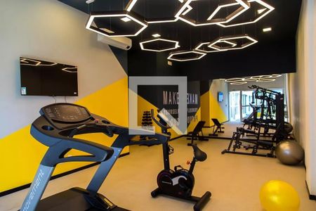 Studio à venda com 28m², 1 quarto e sem vagaÁrea comum - Academia