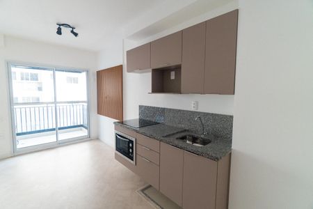 Cozinha de kitnet/studio à venda com 1 quarto, 28m² em Vila Clementino, São Paulo