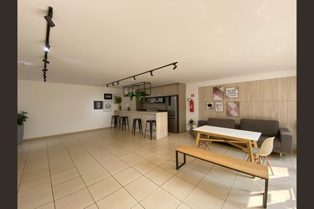 Apartamento para alugar com 44m², 2 quartos e 1 vagaÁrea comum - Salão de festas