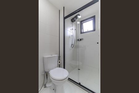 Banheiro de kitnet/studio para alugar com 1 quarto, 29m² em Vila Buarque, São Paulo