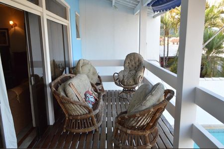 Varanda da Sala de casa de condomínio para alugar com 6 quartos, 478m² em Anil, Rio de Janeiro