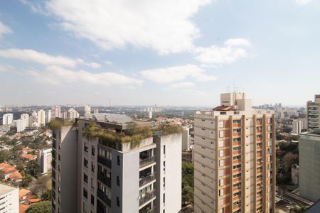 Apartamento para alugar com 58m², 1 quarto e 1 vagaVista/Sacada/Sala