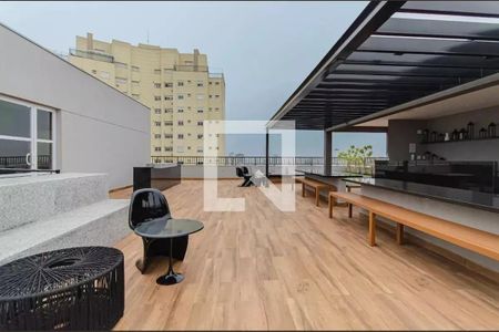 Studio para alugar com 29m², 0 quarto e sem vaga Studio para alugar com 29m², 0 quarto e sem vagaÁrea comum - Churrasqueira