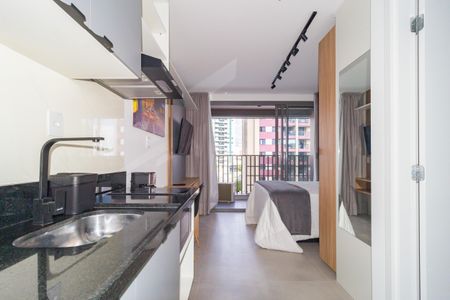 Studio para alugar com 25m², 1 quarto e sem vagaCozinha