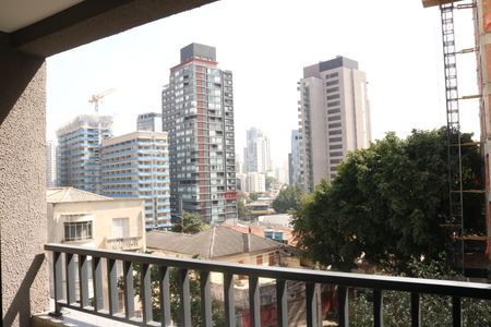 Studio à venda com 27m², 1 quarto e sem vagaVaranda