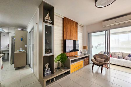 Sala de apartamento para alugar com 3 quartos, 145m² em Jardim das Conchas, Guarujá