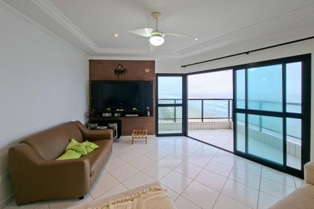 Sala de TV de apartamento para alugar com 3 quartos, 122m² em Jardim Imperador, Praia Grande