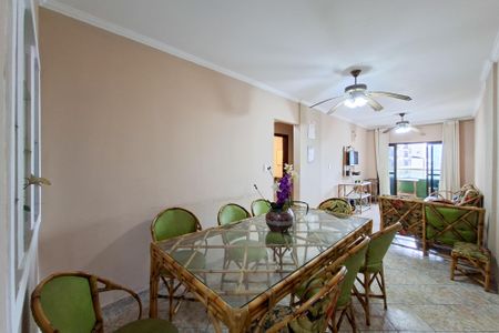 Sala de apartamento para alugar com 3 quartos, 70m² em Canto do Forte, Praia Grande