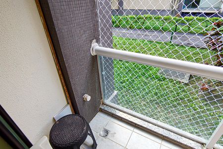 Sala- varanda de apartamento à venda com 2 quartos, 48m² em Jacarepaguá, Rio de Janeiro
