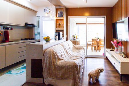 Sala de apartamento à venda com 3 quartos, 79m² em Vila Anastácio, São Paulo