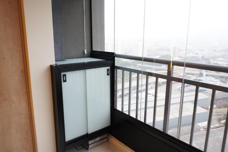 Varanda de apartamento à venda com 1 quarto, 38m² em Belenzinho, São Paulo