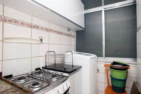 Studio à venda com 48m², 2 quartos e 1 vagaCozinha e Área de Serviço