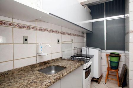 Studio à venda com 48m², 2 quartos e 1 vagaCozinha e Área de Serviço