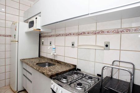 Studio à venda com 48m², 2 quartos e 1 vagaCozinha e Área de Serviço