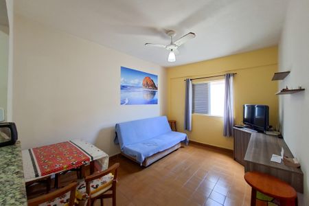 Sala de apartamento para alugar com 1 quarto, 36m² em Vila Caiçara, Praia Grande