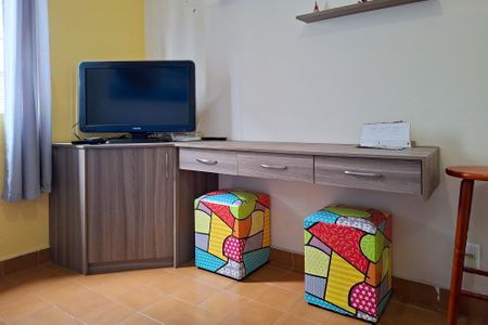 Sala de apartamento para alugar com 1 quarto, 36m² em Vila Caiçara, Praia Grande