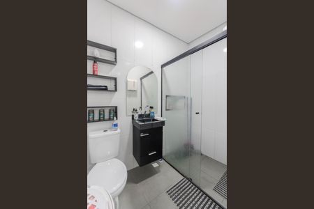 Banheiro Social de kitnet/studio à venda com 1 quarto, 26m² em Bela Vista, São Paulo