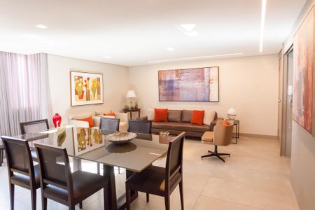 Sala de Jantar de apartamento à venda com 3 quartos, 105m² em Serra, Belo Horizonte
