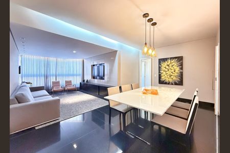 Sala de apartamento à venda com 3 quartos, 110m² em Buritis, Belo Horizonte