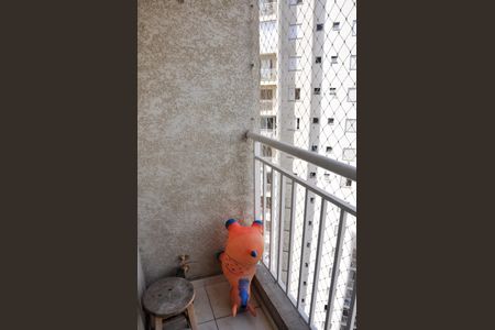 Apartamento à venda com 58m², 2 quartos e 1 vagaDetalhe - Varanda da Sala e Sala de Jantar