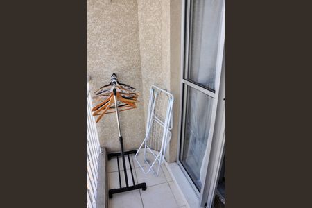 Apartamento à venda com 58m², 2 quartos e 1 vagaDetalhe - Varanda da Sala e Sala de Jantar