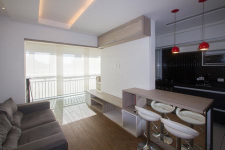 Sala de apartamento para alugar com 1 quarto, 50m² em Vila Cordeiro, São Paulo