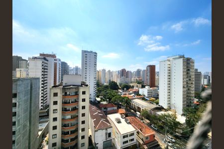 Vista da Varanda de apartamento para alugar com 3 quartos, 98m² em Indianópolis, São Paulo
