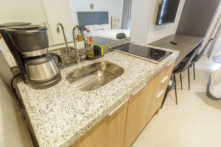 Studio à venda com 26m², 1 quarto e sem vagaCozinha