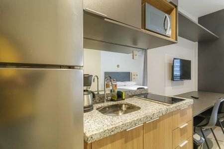 Studio à venda com 26m², 1 quarto e sem vagaCozinha