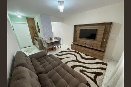 Sala de apartamento para alugar com 2 quartos, 47m² em Vila Alzira, Guarulhos