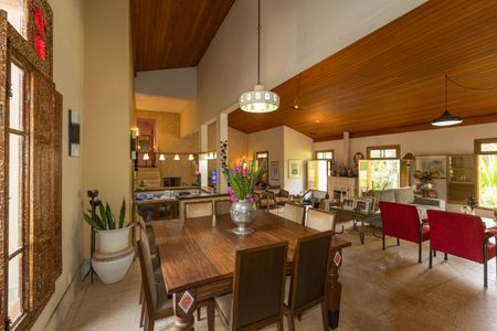 Sala de Jantar de casa de condomínio à venda com 4 quartos, 500m² em Retiro do Chale, Brumadinho