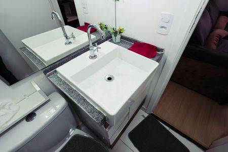 Studio à venda com 37m², 1 quarto e sem vaga Studio à venda com 37m², 1 quarto e sem vagaBanheiro Social