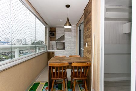 Varanda Gourmet de apartamento à venda com 3 quartos, 82m² em Tatuapé, São Paulo