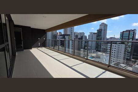 varanda de apartamento à venda com 4 quartos, 143m² em Campo Belo, São Paulo
