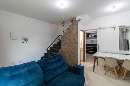 Casa de condomínio à venda com 70m², 2 quartos e 1 vagaSala