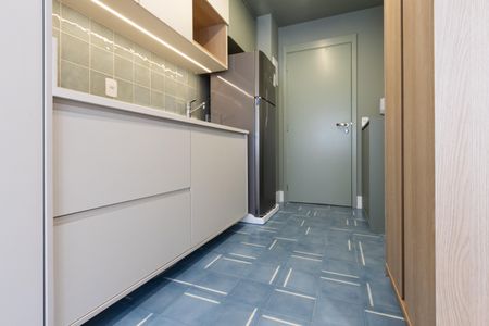 Cozinha de kitnet/studio para alugar com 1 quarto, 25m² em Perdizes, São Paulo