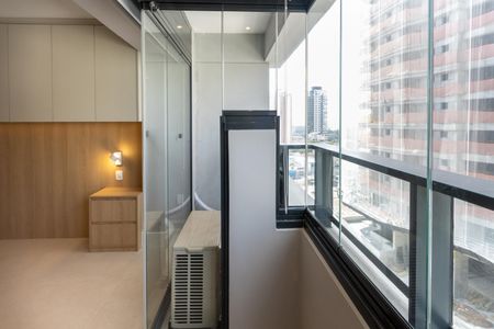 Studio para alugar com 25m², 1 quarto e sem vagaVaranda