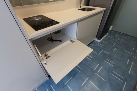 Studio para alugar com 25m², 1 quarto e sem vagaCozinha