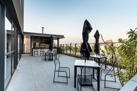 Studio para alugar com 25m², 1 quarto e sem vagaChurrasqueira