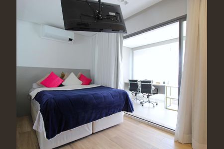 Quarto de apartamento à venda com 1 quarto, 35m² em Indianópolis, São Paulo