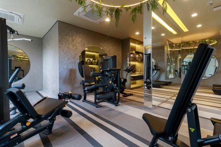 Apartamento para alugar com 34m², 1 quarto e sem vaga Apartamento para alugar com 34m², 1 quarto e sem vagaAcademia